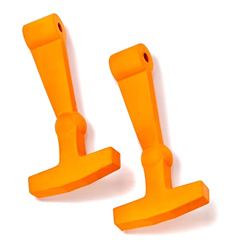 Gorilla Gear Replacement Latches (2-Pack) for Your Yeti Tundra Yeti Roadie & RTIC Hard Cooler - Custom Made Yeti Accessories - Large Durable Easy to Install on Yeti Latches (Blaze Orange)
