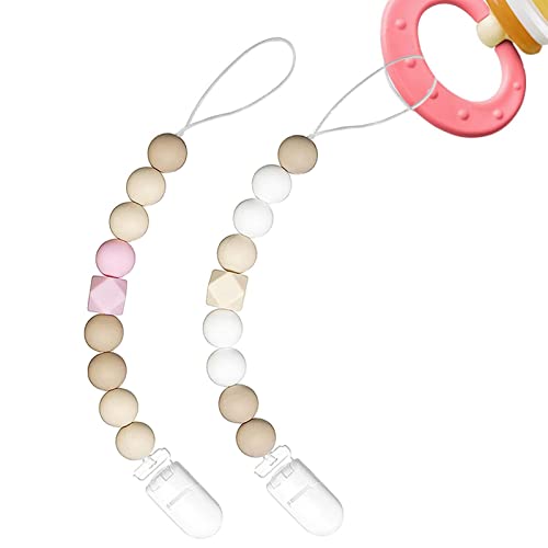 Suporte de chupeta de silicone | Suporte de Chupeta de Silicone Macio | Cordão texturizado durável s