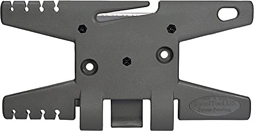 Spool Tool (OD Green)-Paracord Holder Spool Survival Kit (Holds 100feet of 550 Paracord) Made in USA