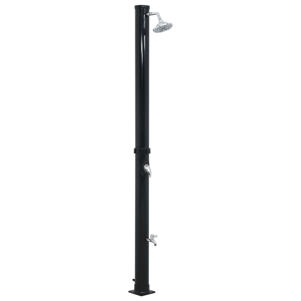 Generico Doccia ad Energia Solare Nera 220 cm 20 L,Casa e Giardino,Piscine e Spa,Accessori per Piscina e spa-92310