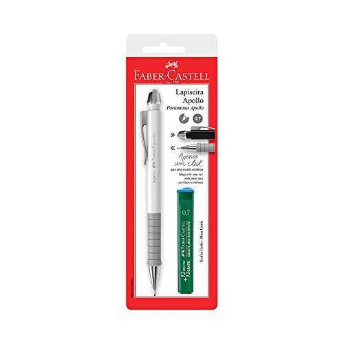 Lapiseira 0.7mm Apollo Mix com Grafite - Blister com 1 Unidade, Faber Castell, SM/07LA, Multicor