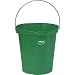 Vikan 56862 Pail,3 gal.,PP/SS,Green