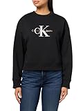 Calvin Klein Women's Monogram Logo Crewneck Sweatshirt