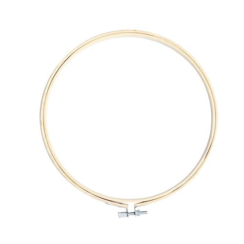 IWOWHERO 1Pc Embroidery Circle Frame Traditional Cross Stitch Tool for Needlework Quilting Crafting Projects for Beginners and Present Giving