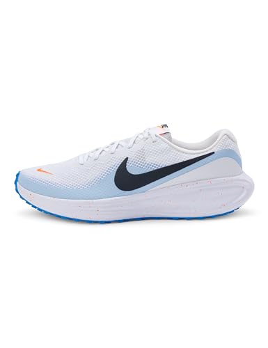 Nike REVOLUTION 8 MENS Shoes, WHITE/OFF NOIR-HYDROGEN BLUE-BLUE CRYSTA, 42