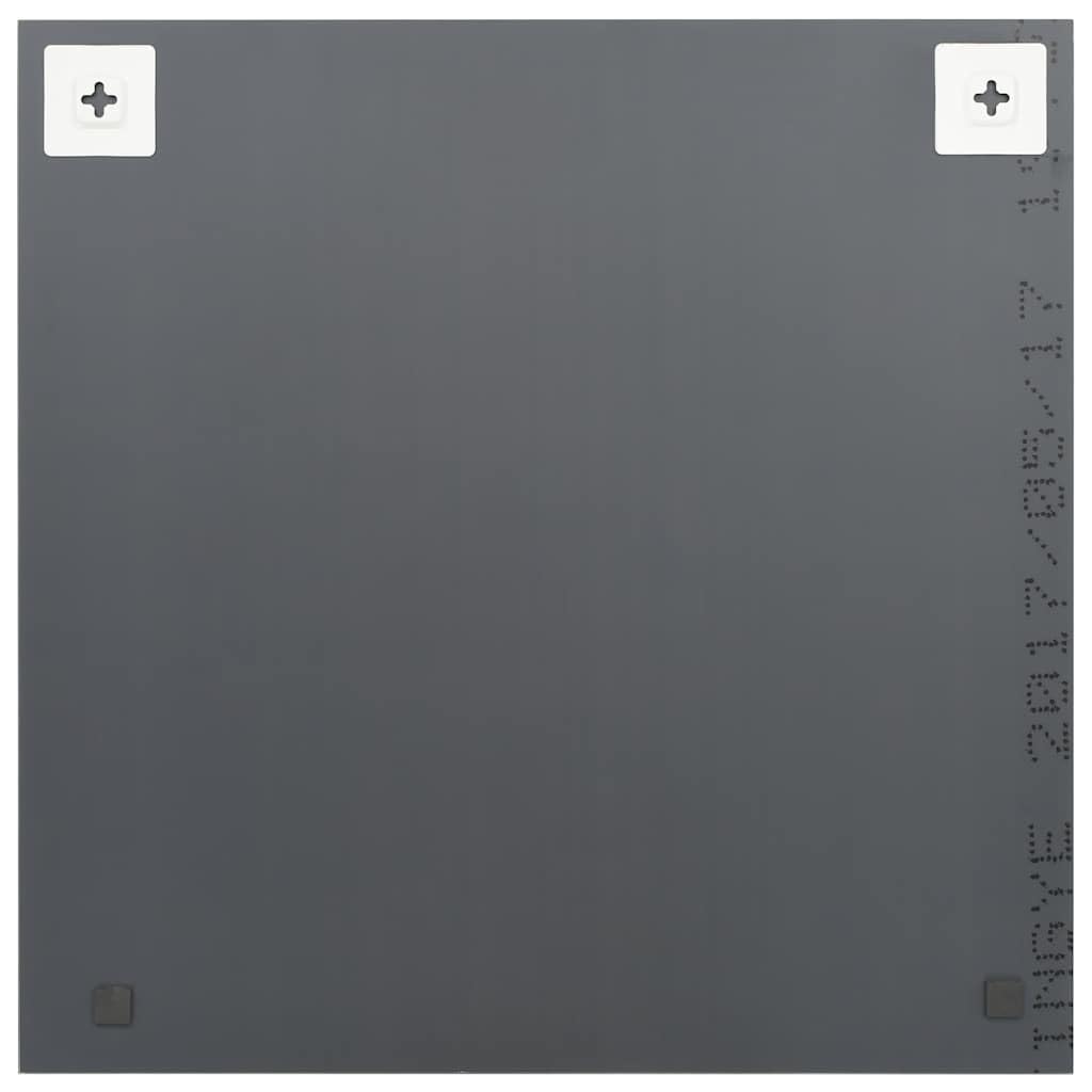 Lustro ścienne 50 x 50 cm, kwadratowe, szklane, do sypialni, salonu, garderoby, minimalistycznej estetyki i szlifowanych krawędzi, zestaw 4 luster