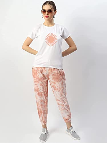 Image of DHRUVI TRENDZ Women Rayon Night Dress Full Pyjama Set