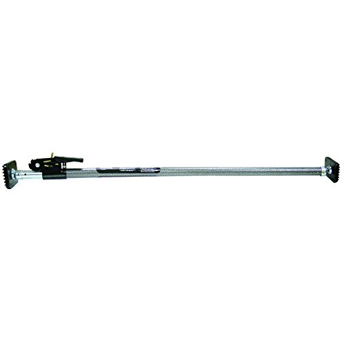 Keeper - Ratcheting Cargo Bar - Black/Silver, Adjustable From 40"-70" #TOP2