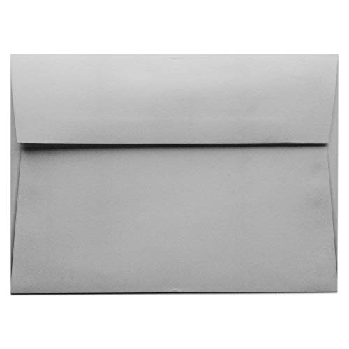 Note Card Cafe A7 7.25 X 5.25 In Blank Gray Envelopes | 40 Pack | Sealable, Square Flap | Perfect For Invitations, Greeting Cards, Baby Showers, Weddings, Mailing, Crafts, Notes | Printable #TOP1