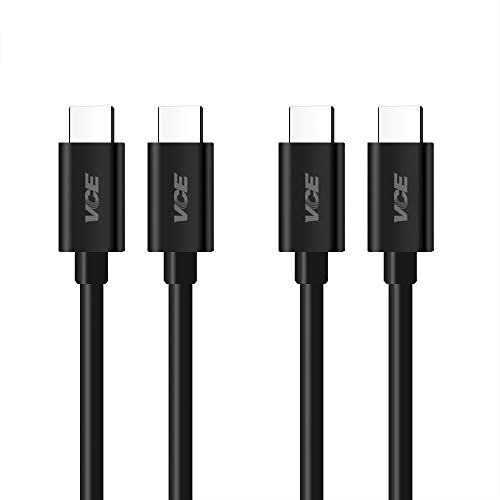 USB C to USB C Cable, VCE(2-Pack) 6.6ft Type C 2.0 to Type C Data Charger Cable