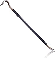 Spec Ops 42" Wrecking Crowbar with Teardrop Nail Pullers - Shock-Absorbing Grip, High-Carbon Steel Pry Bar for Demolition