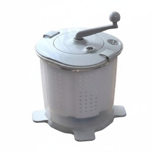 Chosertory Lavadora Manual Lavadora Doméstica Portátil Centrifugadora sin Energía Eléctrica Depósito Especial Fácil Lavado y Secado Recipiente Estable Adecuada para Hogares Oficinas Campings
