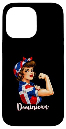 Strong Dominican Girl Girlfriend Dominican Republic Flag �X�}�z�P�[�X iPhone 14 Pro Max �p
