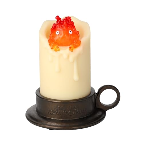 Studio Ghibli - Howls Moving Castle - Swinging Calcifer LED Candle Benelic Statue
