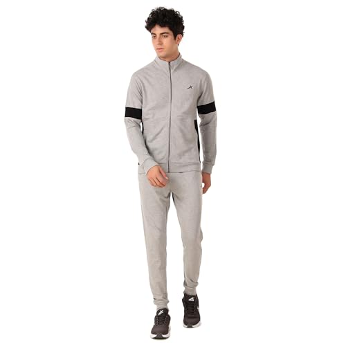 Image of Vector X OTS-326 Men's Regular Fit Type Sports /Gym Wear Winter Track Suit Zipper Set