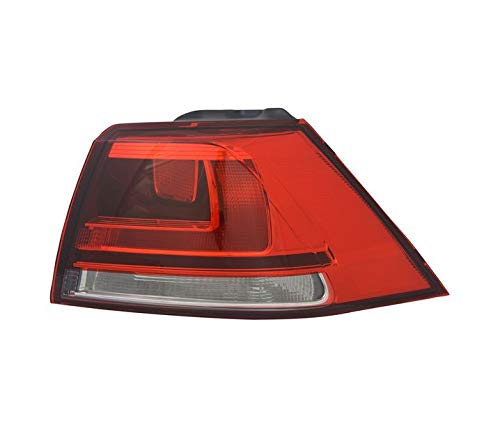 Tail Lights VT1192P Right Rear Light Right Side Assembly Rear Light Assembly Tail Lamp Driver Side Dark Compatible With Volkswagen Golf 7 Hatchback 2012 2013 2014 2015 2016-