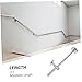 Veemoon Stainless Steel Armrest Bracket for Stair Handrails Indoor Outdoor Railing Support Safety Stability Enhancer Modern Design