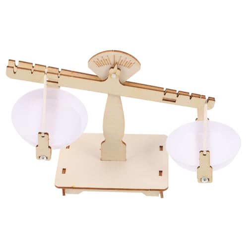 SOIMISS Holzwaage Für Junge Mädchen Wissenschafts-lernset DIY-Waage-bauspielzeug Pädagogisches Kinderspielzeug Bastelspielzeug Waage-montagespielzeug Handgemachtes Spielzeug Zum Zusammenba