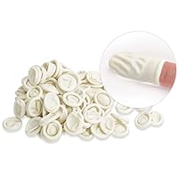 Fingerschutz aus Latex, 300 Stück, Fingerschutz, Fingerschutz, Schnittschutz und hält das Pflaster trocken, inklusive 10 Pflaster
