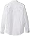 Long Sleeve Western Snap Shirt, White, XX-Large
