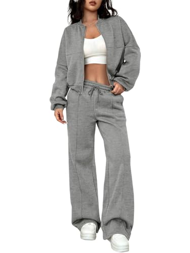 Ensemble veste zippée et pantalon femme pour vos joggings matinaux en automne