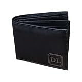 Personalized Bi-Fold Genuine Brown Leather Custom Wallet