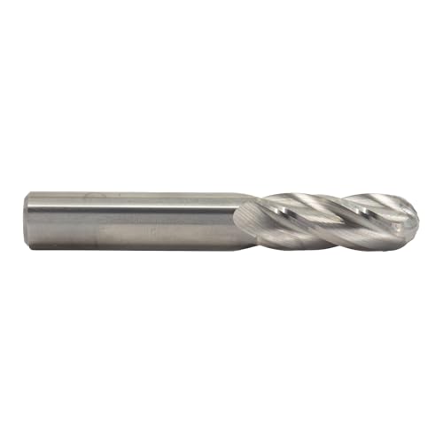 Drill America 1/8" Carbide 4 Flute Single End Long End Mill, MMO Series