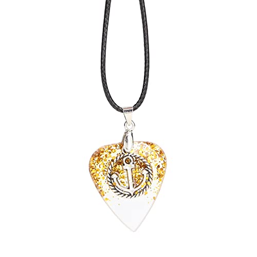 Accessoires de guitare, résine résistante à l’usure et collier de médiators en métal belle apparence pour guitariste… - Les Beatles, Paul McCartney, John Lennon, RIngo Starr, George Harrison Accessoires de guitare, résine résistante à l'usure et collier de médiators en métal belle apparence pour guitariste… – Image 4