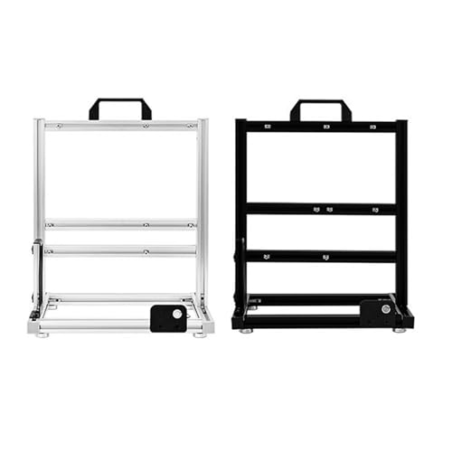 Image of PC Test Bench Motherboard Case, Aluminum Open Frame Computer Case Rack Bracket, Support ATX and 180 Water-Cooled,DIY Creative Personality Chassis Set, Vertical Overclocking
