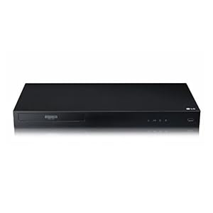 LG UBK80 4K Ultra-HD Blu-ray Disc Player with HDR Compatibility, 4K Ultra HD Blu-ray Disc Playback, Traditional DVD…