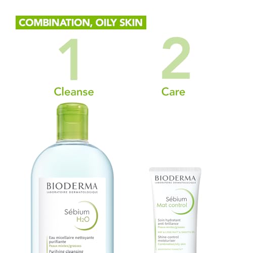 Eau Micellaire Sébium H2o Peau Mixtes Grasse Bioderma Le Flacon De 500ml - vue 9