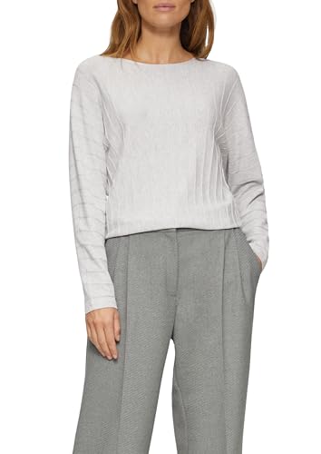 Pull noir s.Oliver LABEL 2156040 en maille premium texturée