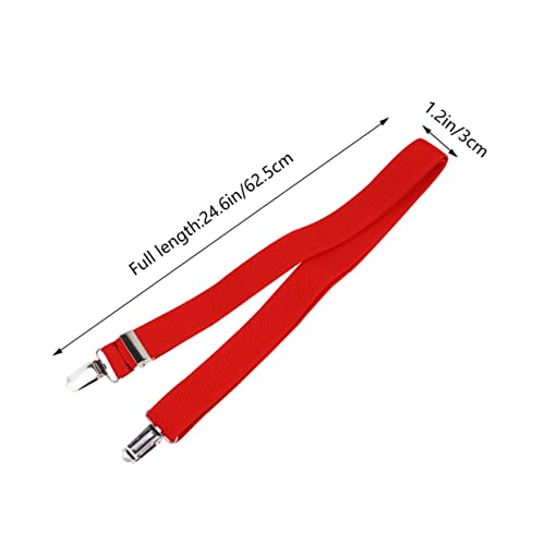 Beaupretty 2pcs Adjustable Elastic Glove Clips for Children Winter Mittens and Hat Holders Red Clip Set for Outdoor Activities4