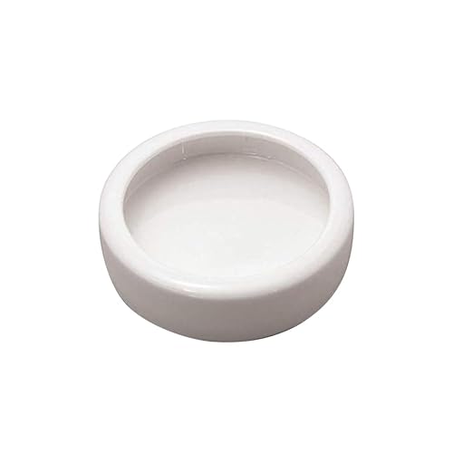 VILLCASE Cuenco De Comida Antiescape para Reptiles 3.74 Pulgadas Plato Redondo Cerámico Alimentador Multiusos…