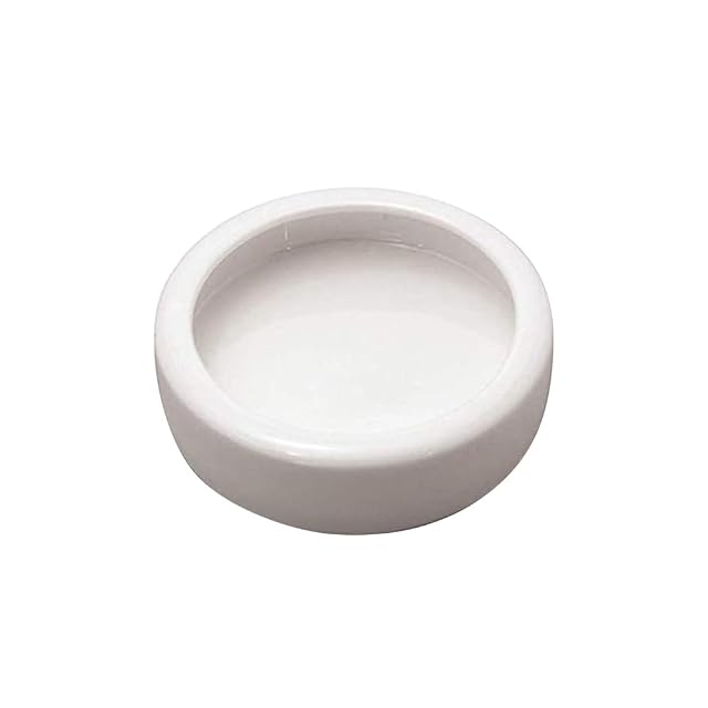 VILLCASE Cuenco De Comida Antiescape para Reptiles 3.74 Pulgadas Plato Redondo Cerámico Alimentador Multiusos…