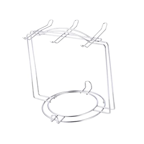 OUNONA Cup Plate Organizer Kitchen Cabinet Shelf Rack for Cups Plates Multifunctional Storage for Countertops and Cabinets for Home Office