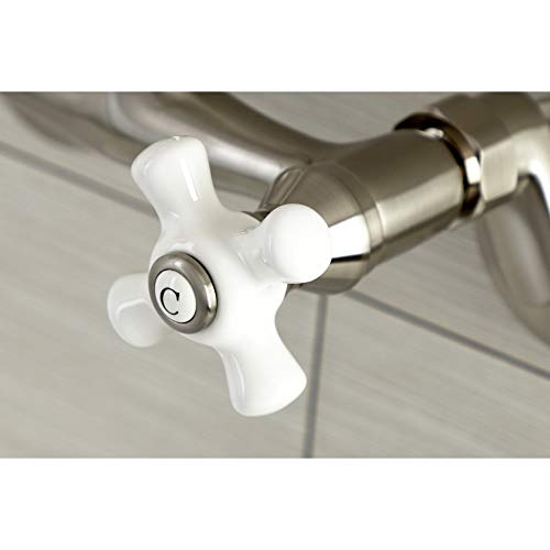 Mitigeur mural double commande KS612SN Kingston Brass pour optimiser l'espace - 4