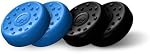 KontrolFreek No-Slip Thumb Grips for PlayStation 5 (PS5) and PlayStation 4 (PS4) Controller | 4 Pack | Blue and Black