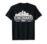 Cincinnati Ohio Skyline, Travel to Cincinnati T-Shirt