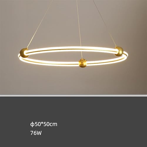 Luminaires à dimmables modernes lustres à télécommande salon QTHWB