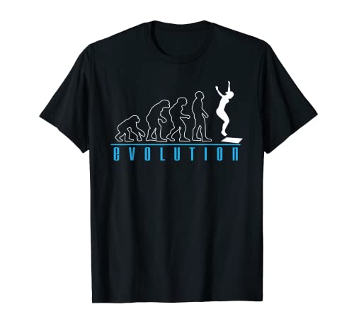 Camiseta de buceo con trampolín-Evolución Camiseta