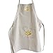 ZSM Delantales Baratos Color Puro Cocina Simple Bib Delantales, Cocina de la Cocina de algodón Delantales de Cocina con Bolsillos Soft Chef Delantal para Hombres Mujeres Delantales para Parejas