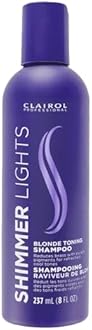 Clairol Professional Shimmer Lights Purple Shampoo| Neutralizes Brass & Yellow Tones | For Blonde, Silver, Gray & Highlighted Hair