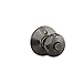 SCHLAGE F40PLY620 Plymouth Privacy Knob, Antique Pewter