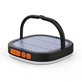 LED Camping Lantern, Solar Lanterns, 5000mAh Rechargeable Light 2000 Lumens 5 Light Modes, IP65 Waterproof with USB Charging – Lanterns for Power outages Hurricane, Hiking, Fish, Emergency, and Home