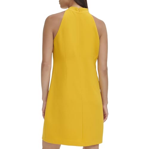 Image of Vince Camuto Women's Sleeveless Halter Tie Neck Shift Mini Dress