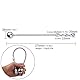 Kutocesy BDSM Peitsche Metall Erotic Spanking Flogger Whip Cosplay Erotic Sex Toys Accessories for Adult Couples (B)