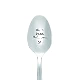Be a Damn Unicorn – engraved Spoon for unicorn gift - Inspirational Saying - Coffee Spoon - Tea Spoon - Gift for Friend - Unicorn Gift - Unicorn Lover - Funny Gift#SP_077