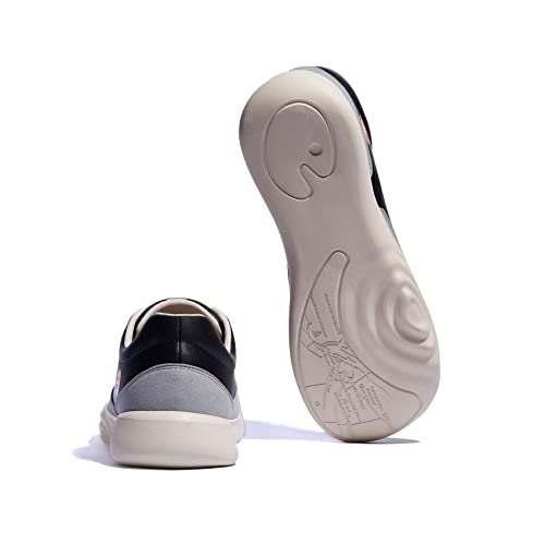 UIN Men's Walking Travel Shoes Casual Lightweight Art Painted Fashion Sneaker Denia Series4