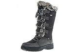 Innenmaterial: 100% Polyester Vista Damen Snowboots Winterstiefel EISKRALLEN anthrazit, Größe:40, Farbe:Anthrazit